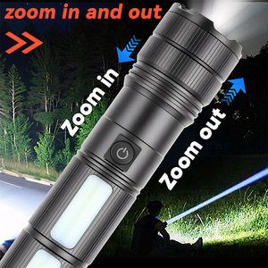 <span class=keywords><strong>ไฟฉาย</strong></span> LED สว่างพิเศษ พร้อมไฟ COB 2 ดวง ชาร์จซ้ำได้ ความสว่างสูง 3000 ลูเมน แบตเตอรี่ 7200mAh <span class=keywords><strong>ไฟฉาย</strong></span>ยุทธวิธีสำหรับตั้งแคมป์ - Product Image 5