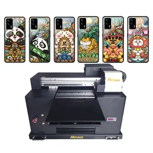 Mimage brand A3 size UV flatbed printer printing Phone Case Pen Golf glass bottle Led Uv Flatbed Printer With Rotary