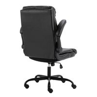 Chaise de bureau exécutive moderne en cuir, dossier moyen, très populaire, pour bureau à domicile et salle de réunion