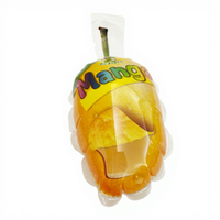 Sachet en plastique personnalisé en forme de fruit pour jus, sac d'emballage alimentaire de qualité alimentaire avec impression en gravure