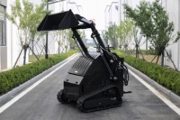 Mini-chargeuse compacte sur chenilles en caoutchouc 2169x1050x1300mm avec garantie d'un an pour usage agricole et en pépinière