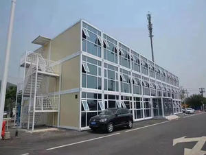 Installation rapide du logement de travail 90ft 18 chambres conception de cadre en acier avec récupération des eaux de pluie pour une utilisation durable de l'<span class=keywords><strong>eau</strong></span> - Product Image 4