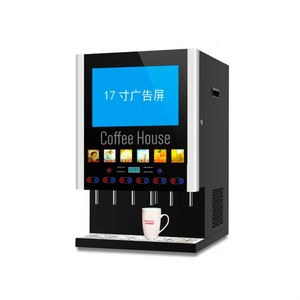 Máquina de café con pantalla HD de oficina comercial de venta inteligente, cinco sabores, bebidas frías y calientes, nueva condición - Product Image 5