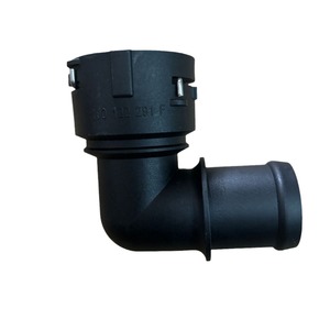 Connecteur de tuyau d'eau pour voiture Touran Polo 1J0122291F PA66, raccord coudé noir - Product Image 5