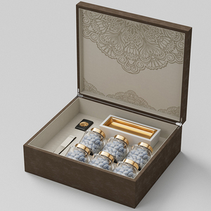 Nước hoa sang trọng hương liệu bao bì bằng gỗ Hộp Mỹ phẩm tinh dầu hương liệu Hộp làm mát không khí Hộp quà tặng - Product Image 2