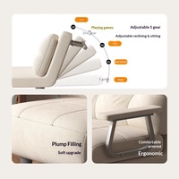 Nouveau modèle 2025 – Canapé-lit pliable moderne et minimaliste avec structure métallique, double usage, pour usage quotidien, design compact monobloc, parfait