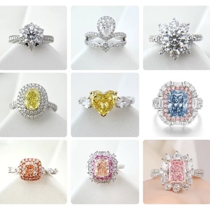 <span class=keywords><strong>Bijoux</strong></span> de <span class=keywords><strong>diamants</strong></span> colorés certifiés IGI cultivés en laboratoire avec des couleurs claires fantaisie bleu rose vert jaune-<span class=keywords><strong>Diamants</strong></span> en vrac personnalisables - Product Image 2