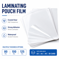 Film de pochette de stratification à chaud 250 Mic 125Mic 80 Mic Surface rigide de haute qualité haute brillance pour la stratification de 100 feuilles