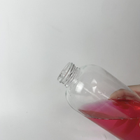 500ml 750ml 1000ml Bouteilles en verre de boisson à eau claire transparente populaire ronde avec ficelle de ruban de bouchon en plastique d'acier inoxydable