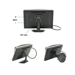 Cámara de monitor de marcha atrás inalámbrica para coche, espejo retrovisor de cristal con cámara de aparcamiento - Product Image 4