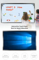 Écran led tactile connecté tout-en-un, moniteur led interactif 2k ir, 43 pouces, 20 points