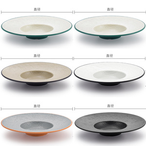 Plato de melamina, plato de plástico, plato hondo, plato para sopa, plato para ensalada de pasta y comida occidental, vajilla de hotel, imitación de porcelana - Product Image 1