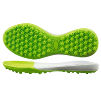 Semelles de crampons de football en caoutchouc haute élasticité HT-9K0498, crampons courts, semelle extérieure de football antidérapante et résistante à l'usure pour terrain synthétique.