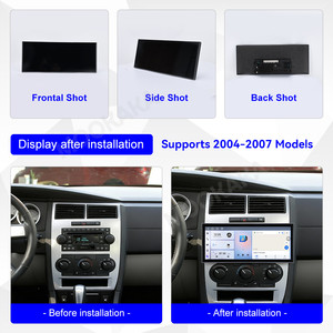 Autoradio MOOKAKA 15,8 pouces pour lecteur Android avec écran tactile pour Dodge Charger/<span class=keywords><strong>Magnum</strong></span> 2004-2007, CarPlay sans fil, GPS, Wifi - Product Image 4