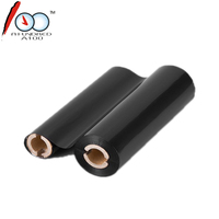 Pita Transfer Termal Resin Lilin 40/50/60/70/80/90/100/110mm * 300m untuk Printer Barcode