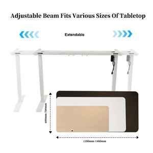 2 dầm đơn động cơ điện có thể điều chỉnh bàn đứng nâng lên bàn điều chỉnh chiều cao hiện đại cho bàn máy tính nội thất văn phòng - Product Image 5