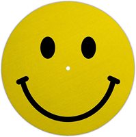 Vente chaude 12 ''2mm feutre rigide simple face peint platine DJ Slipmat pour tourne-disque vinyle