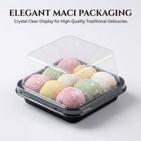 Boîtes d'emballage pour desserts en plastique PET écologiques personnalisées, procédé de thermoformage, couleur et forme personnalisées, service OEM/ODM, logo personnalisé SUBANG