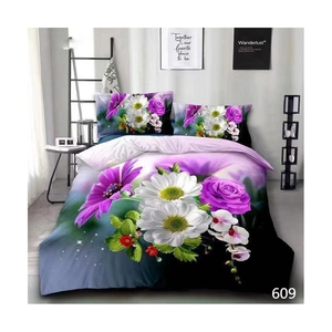Nhà máy <span class=keywords><strong>3D</strong></span> hoa in Comforter Duvet cover và gối bộ đồ giường đặt nhà dệt may Khăn trải giường - Product Image 5