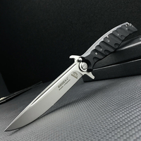 Couteau de poche pliant russe HOKC D2 en acier pour la chasse, le camping, la survie en plein air, avec manche en G10