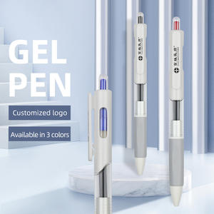 Hadiah Promosi pena plastik pena Gel dengan Logo kustom untuk kantor bisnis - Product Image 4