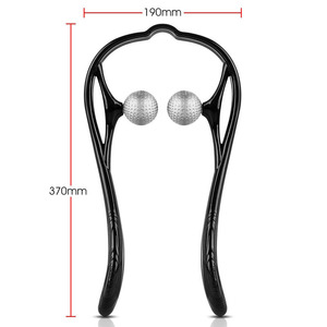 Masajeador de Cuello Portátil con Rodillo de Doble Presión, Masajeador Manual en Forma de U para Terapia de Manos, Masaje Personal para el Hogar - Product Image 5