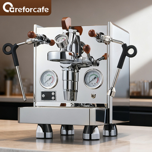 Máquina de <span class=keywords><strong>Espresso</strong></span> Comercial Profesional Semiautomática Eléctrica de 2050W, 15 Bares, 1 Grupo, de Acero Inoxidable con E61 para Cafetería - Product Image 1