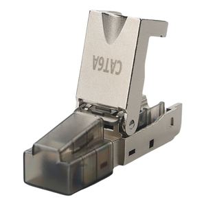 Produit vendu à chaud <span class=keywords><strong>catégorie</strong></span> <span class=keywords><strong>6</strong></span> 8p8c câble Ethernet Gigabit <span class=keywords><strong>RJ45</strong></span> CAT6 câble réseau <span class=keywords><strong>connecteur</strong></span> blindé en métal - Product Image 1
