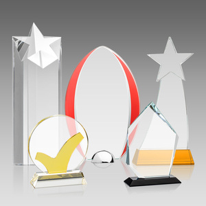 Trofeo de Cristal Transparente Personalizable de Alta Calidad con Logotipo en Blanco, Trofeo Estrella Transparente <span class=keywords><strong>Rosina</strong></span> - Product Image 5