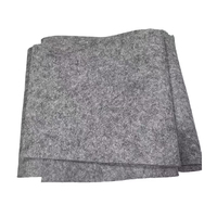 Grauer Vliesstoff, Maschinell Getuftet, 1mm 2mm 3mm Polyester Nadelfilz, Umweltfreundlich, Rutschfest, Gepolstert, Langlebig, für Outdoor-Hochzeiten