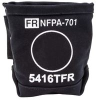 Sac de rangement pour outils en toile ignifuge certifié BSCI avec fond doublement renforcé et connexion tunnel