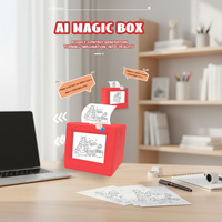 Imprimante intelligente Q15 AI à commande vocale, outil créatif qui transforme instantanément n'importe quelle idée en autocollant que vous pouvez colorier.