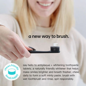 Dentifrice dentaire à croquer de marque privée 128 onglets de dentifrice vanille menthe avec fluor - Product Image 4