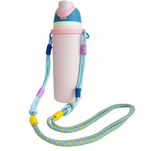 Accesorios Universales de Colores para Vasos, Correa de Transporte Cruzada para Botellas de Agua, Base de Silicona para Vasos (Vaso no Incluido) - Product Image 1