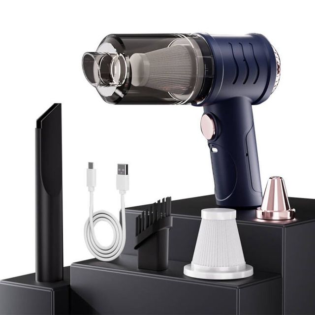Electric Portable Desktop Wireless Home Vacuum Cleaner Wet and Dry Rechargeable Handheld Cordless Mini Vacuum Cleaner for Car