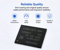 KLM8G1GETF-B041 Original Neuer EMMC-Speicher-IC 8GB 5.1 HS400 Schnittstelle 153BGA Speicherchip Lese-/Schreibgeschwindigkeit 330MB/s/50MB/s