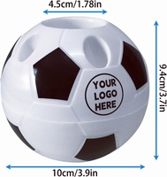 Creative Football Pencil Cup Soccer Shape Desk <strong>Organizer</strong> <strong>Box</strong> for Students Office Supplies Promotional Giveaway Gifts Wholesale