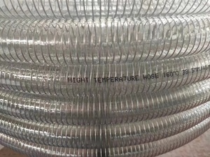 Tuyau en PVC de qualité alimentaire avec armature en acier, personnalisé, 38,5 mm, 50 m, 160 degrés, pour aspiration et alimentation de machine d'injection - Product Image 3