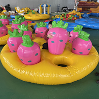 Accessoires pour événements sportifs amusants - Ensemble de tirage de carottes gonflables en PVC - Activité de team building en extérieur - Vente directe usine JUNAO A-4