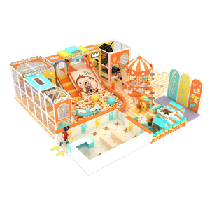 Nouveaux produits phares : Équipement de jeux intérieur pour enfants, thème macaron, avec petit trampoline, pour atrium de centre commercial et divertissement - Product Image 2