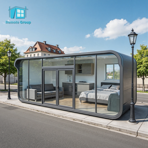 REMOTE Promotion Exceptionnelle : Maison Capsule Préfabriquée de Luxe Portable, Cabine Apple, Hôtel Modulaire Mobile, Maison Conteneur de 10 pieds pour Bureau et Hôtel - Product Image 3