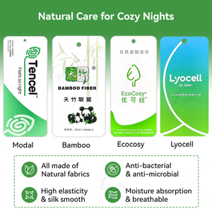 OEM ODM FSC certificado personalizado respetuoso con el medio ambiente tela para bebé mameluco niños ropa <span class=keywords><strong>de</strong></span> dormir adulto bambú Tencel Modal pijamas fabricante - Product Image 6