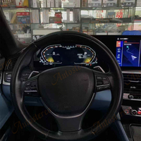 Écran double 25 pouces, compteur kilométrique, Carplay Android 15 pour BMW Série 5 F10 F11 F18 2009-2017, lecteur multimédia de voiture, navigation GPS