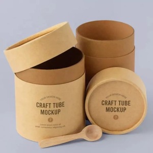 Caja Cilíndrica de Papel Kraft Biodegradable y Reciclable, Tubo de Papel Redondo Ecológico para Envasado de Velas, Cosméticos, Aceites Esenciales y Té - Product Image 3