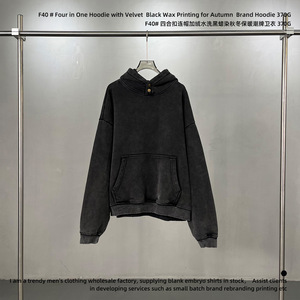 <span class=keywords><strong>Felpa</strong></span> con <span class=keywords><strong>cappuccio</strong></span> unisex calda e ampia, stile retrò americano di alta qualità, 370G, per adolescenti, moda streetwear pop culture, Autunno/Inverno 2026 - Product Image 3