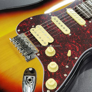 Guitarra Eléctrica GALYDA G930, Cuerpo de Álamo, Mástil de Arce, Diapasón de Palisandro, Puente de Vibrato Simple, Configuración de Pastillas S-S-H para Música - Product Image 3