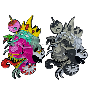 Custom Soft Enamel <strong>Pins</strong> - Snake Goddess Design | Gothic Art Lapel <strong>Pin</strong> | Unique Collectible Accessories - Product Image 4