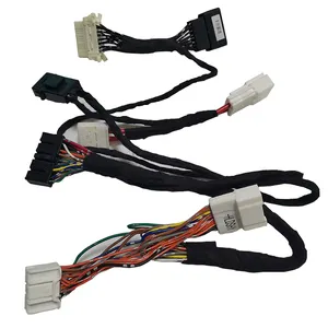 Dupont cabo de fiação eletrônica para montagem, 5 molex conector fêmea, display 6 pinos, automotivo, 3, 4 pinos, fio de carro