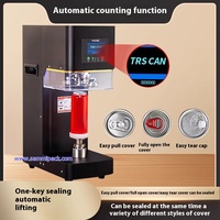 Machine de scellage semi-automatique 2026 pour canettes en plastique, machine à sertir les couvercles de canettes de bière, machine de scellage sous pression pour canettes de soda et de thé pétillant