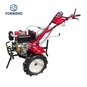 Cultivador multifunción 10HP, minicultivador con motor refrigerado por aire 186F, potente motocultor eléctrico, novedad de 2022